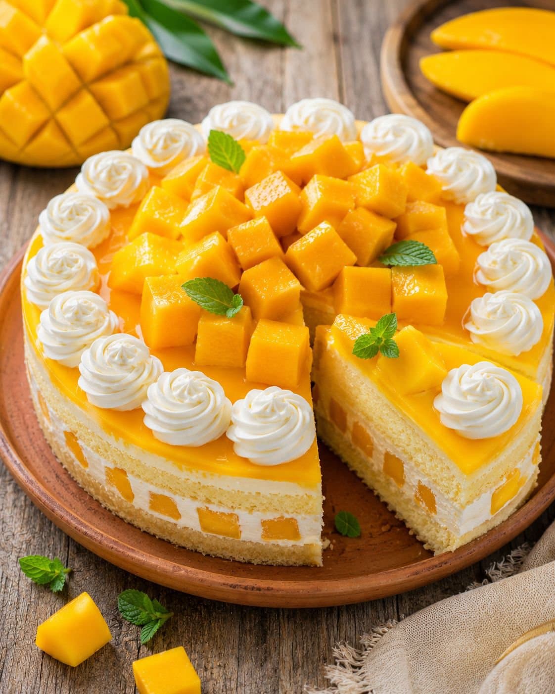 Fresh Mango Cake